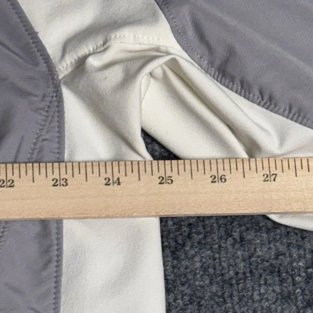 The North Face Flight Series Mens XL Gray Cream Full Zip Running Jacket AW1K